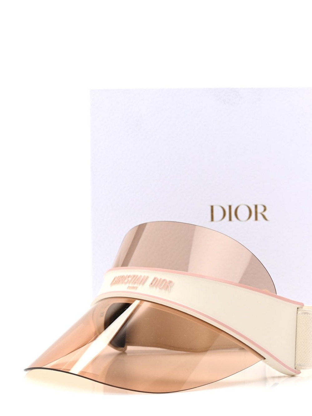 Dior club Paris 💫 Ladies rose gold visor.